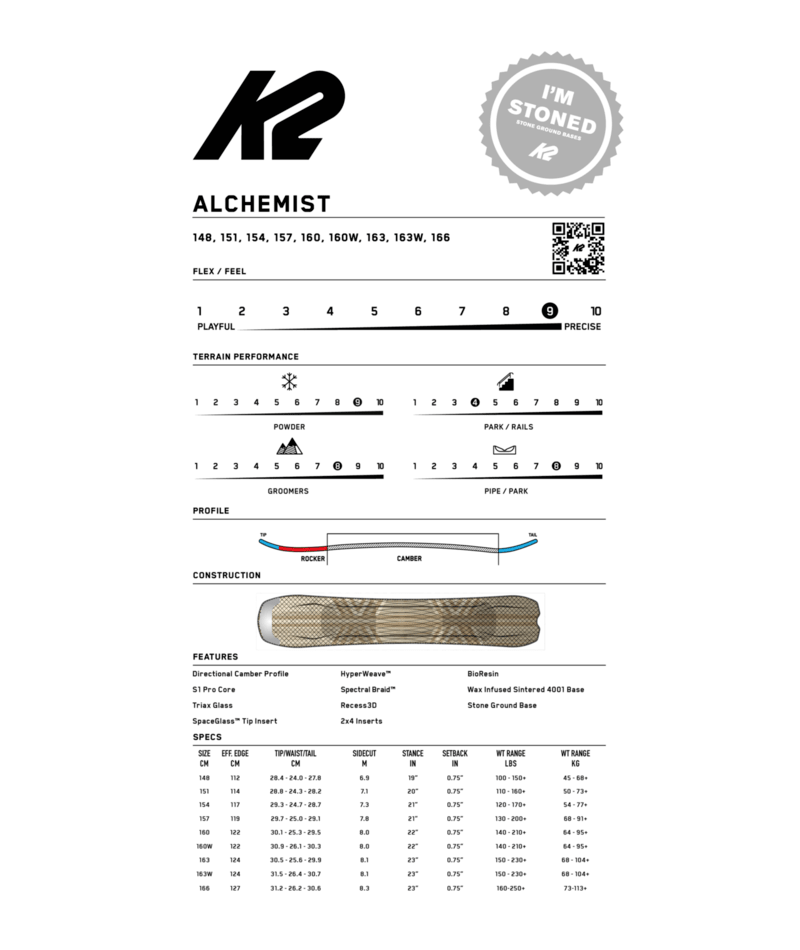 K2 Alchemist Men's Snowboard 2027