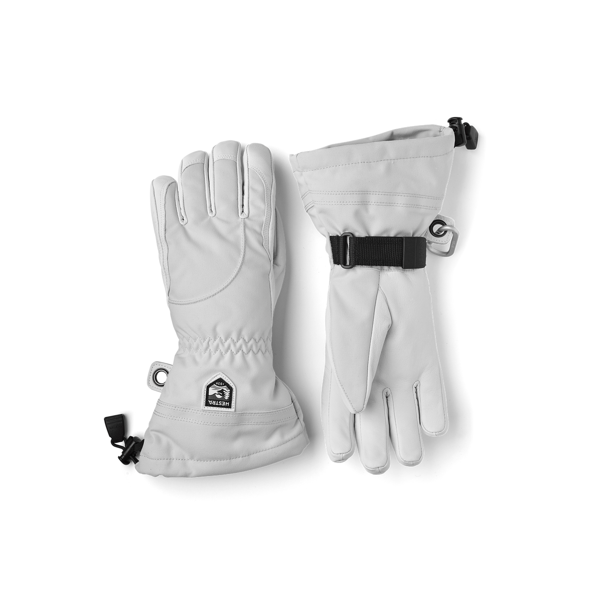 Hestra Womens Heli Glove 2027 - Misty Grey/Off White