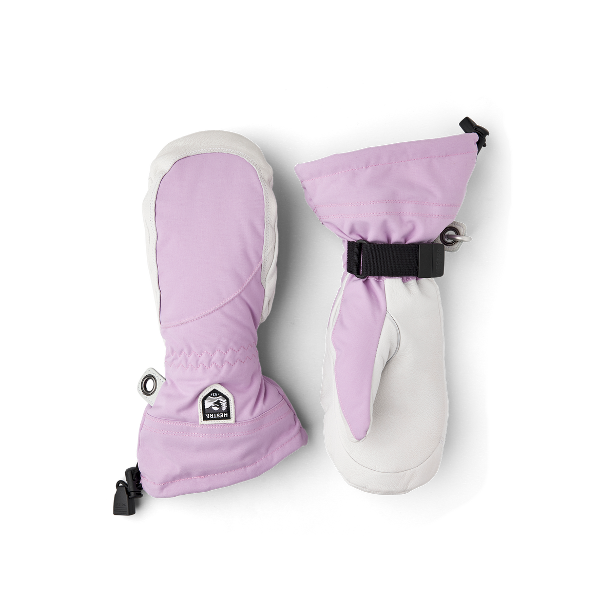 Hestra Womens Heli Mitt Gloves 2027 - Syringa/Offwhite