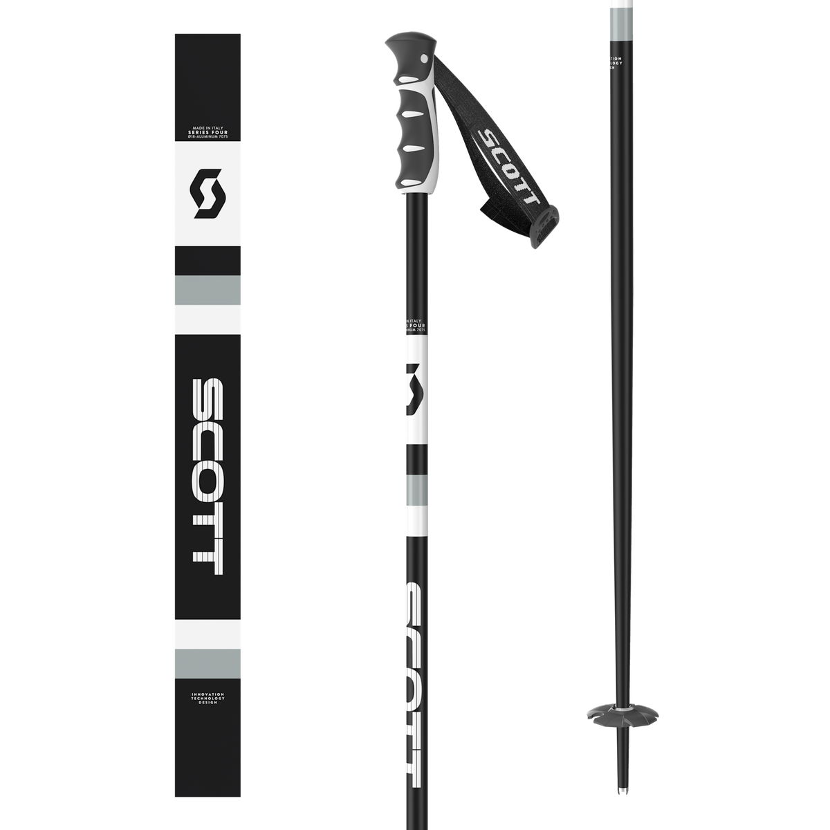 Scott Sun Valley Ski Poles 2026 - Black