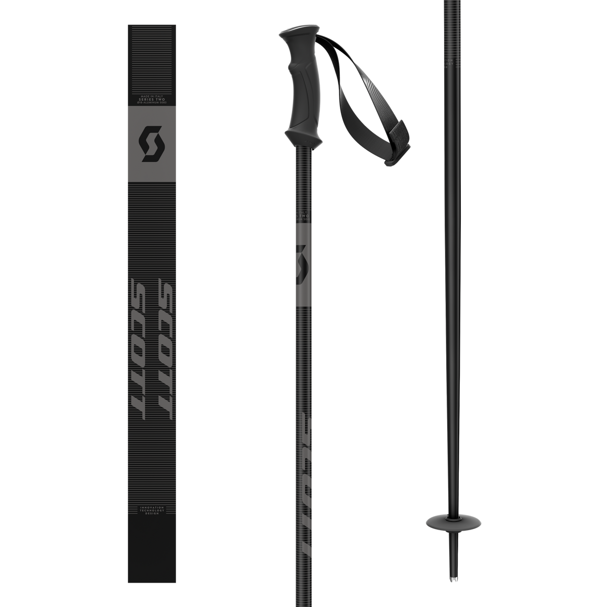 Scott 540 Pro Ski Poles 2026 - Black