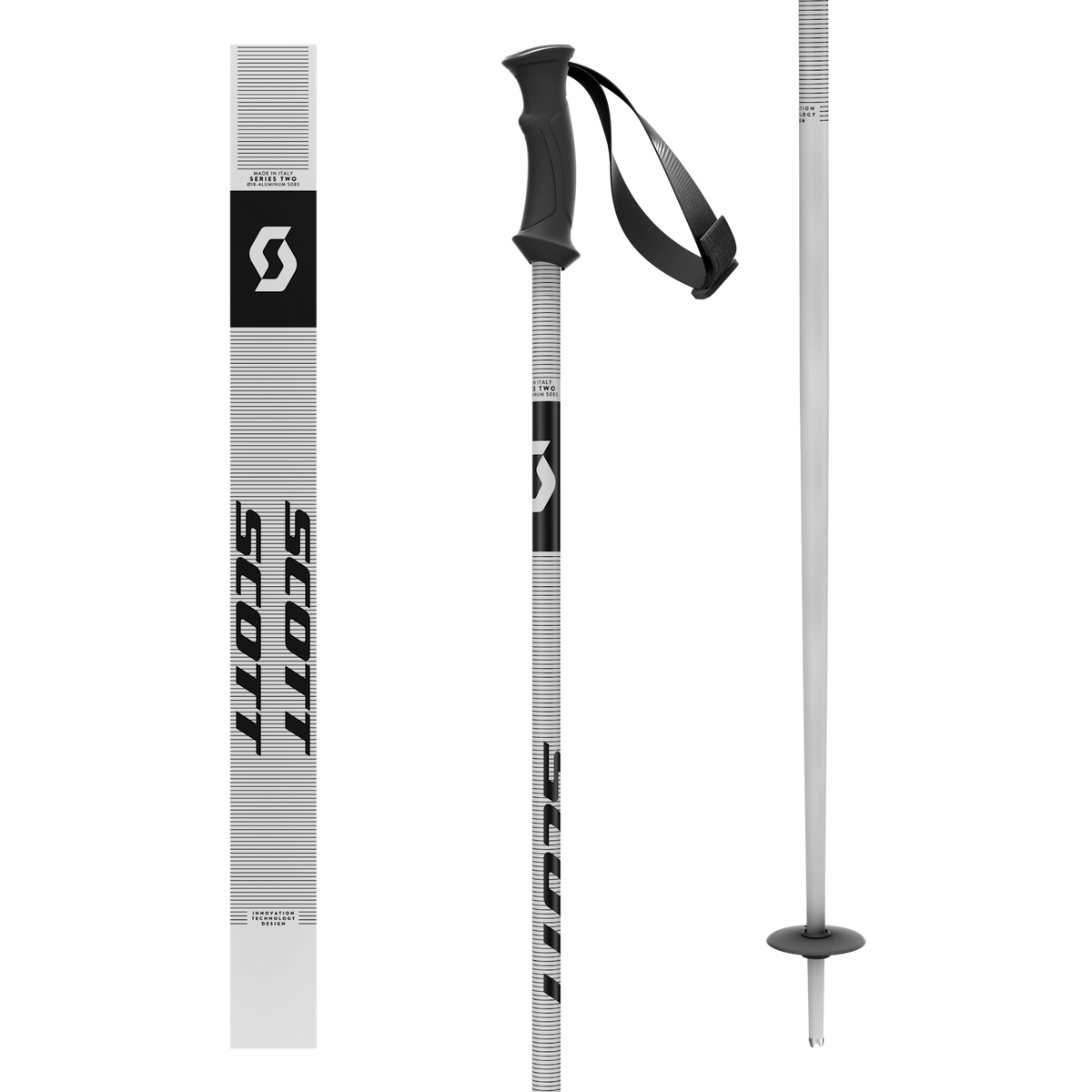 Scott 540 Pro Ski Poles 2026 - White