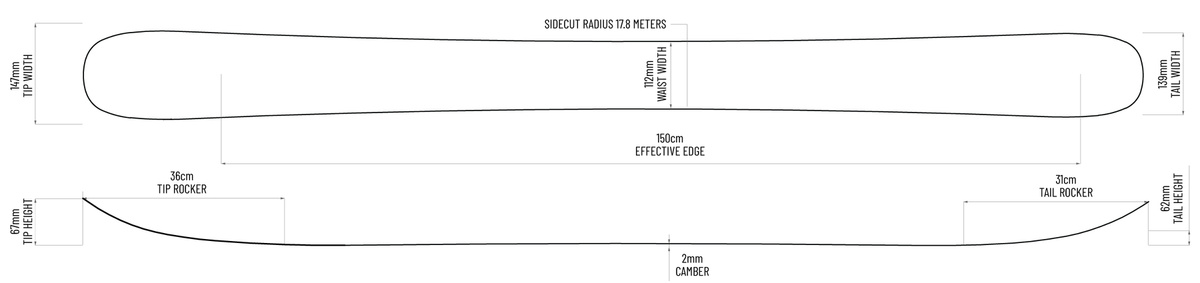 Icelandic Nomad 112 Flat Skis 2026