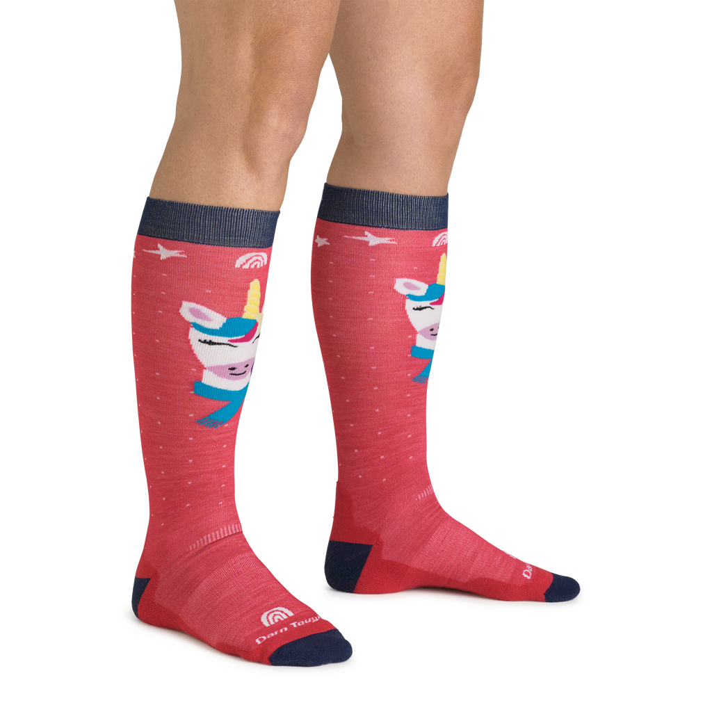 Darn Tough Kid's Magic Mountain OTC Midweight with Cushion w/ Padded Shin