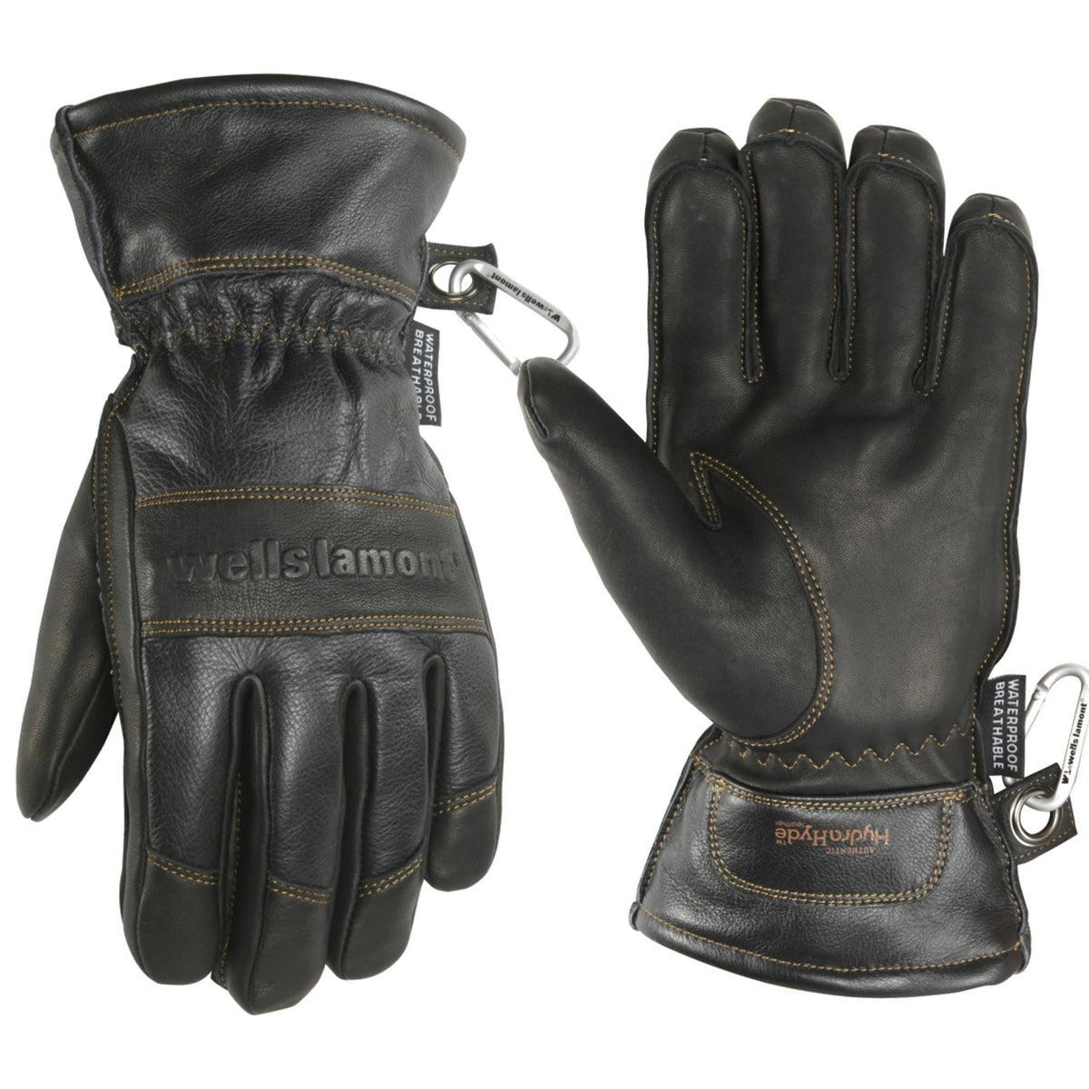 Wells Lamont Hydrahyde Leather Glove w/Hipora Waterproof Insert
