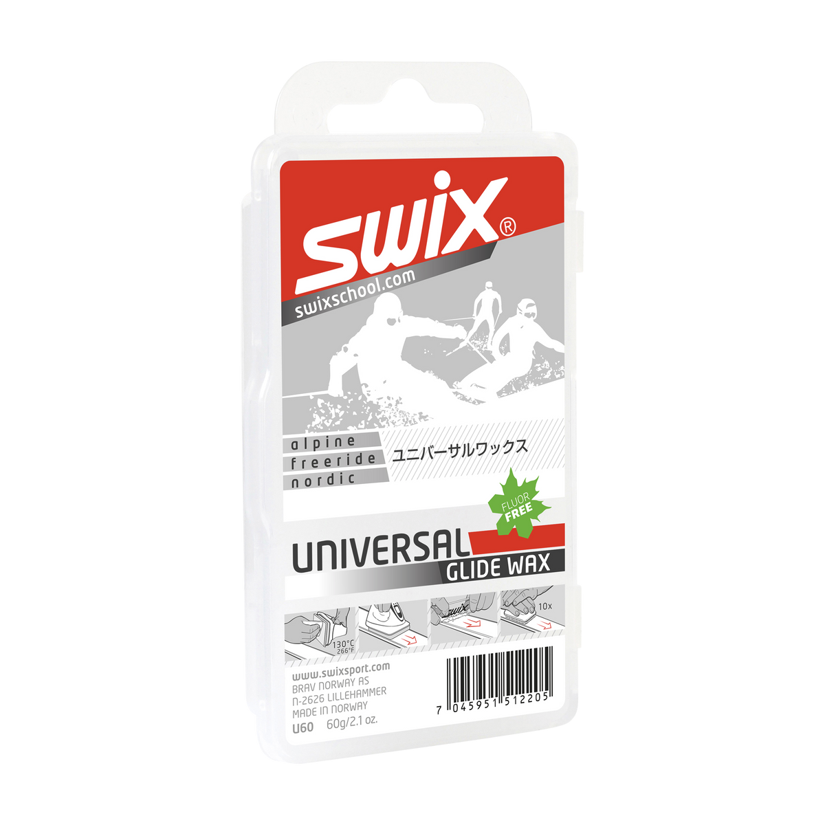 Swix U60 Universal Glide Wax 60g