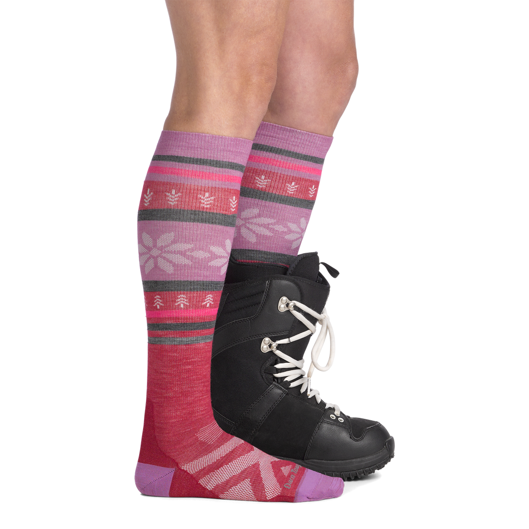 Darntough Women's Alpine Over-the-Calf Lightweight Snow Socks 2027