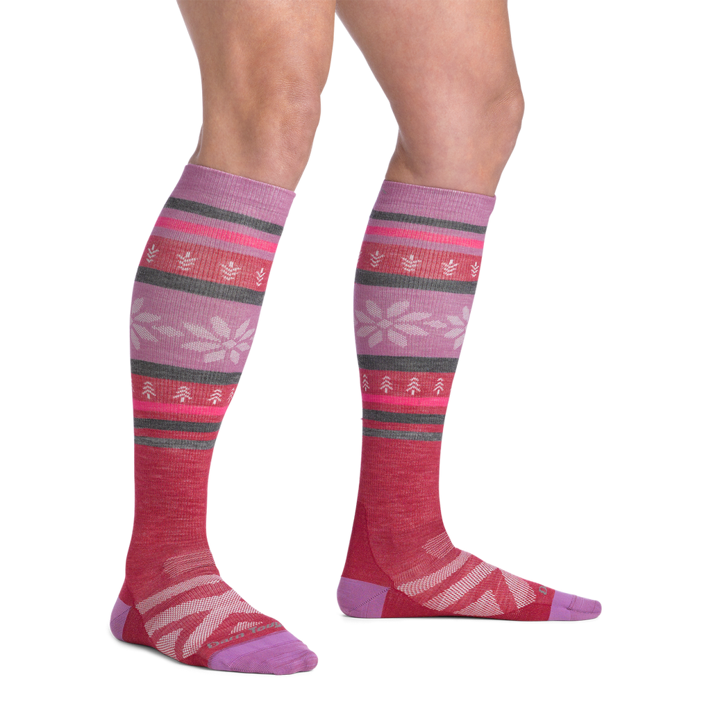Darntough Women's Alpine Over-the-Calf Lightweight Snow Socks 2027