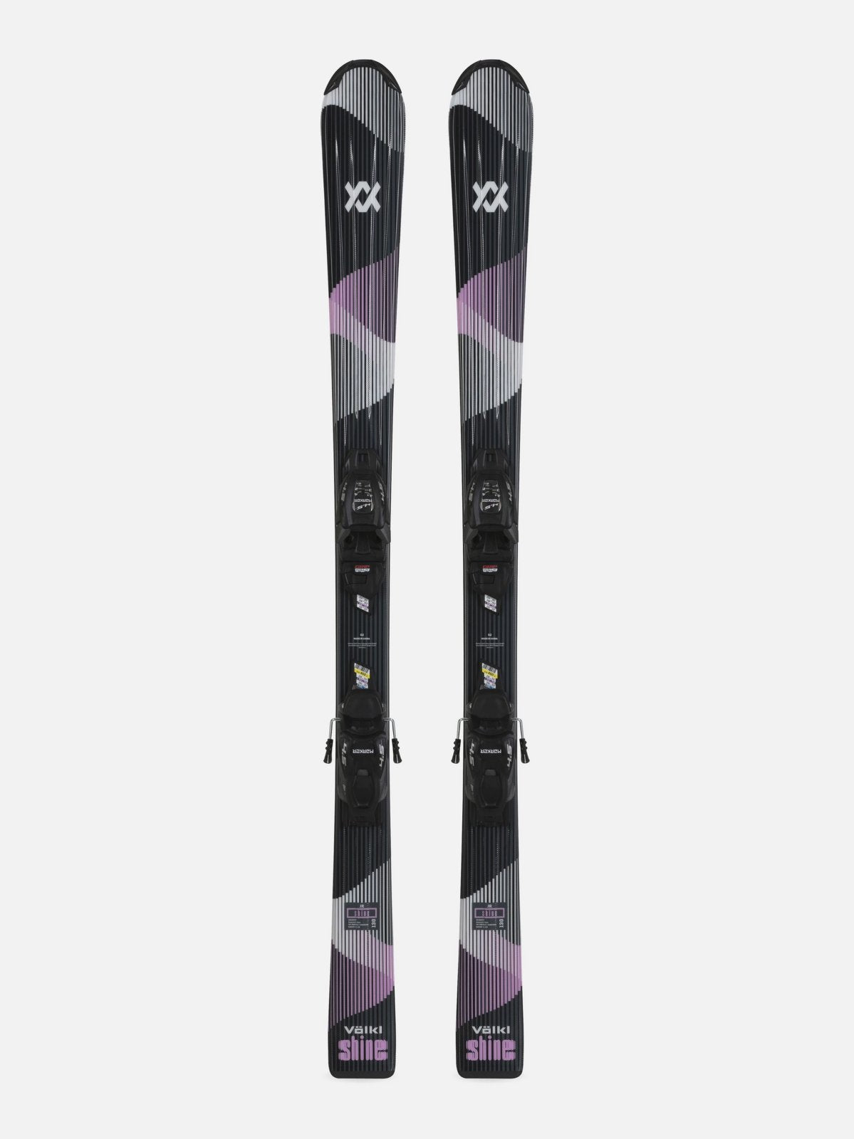 Volkl Shine Jr Skis w/4.5 Vmotion Jr Lady Bindings 2026
