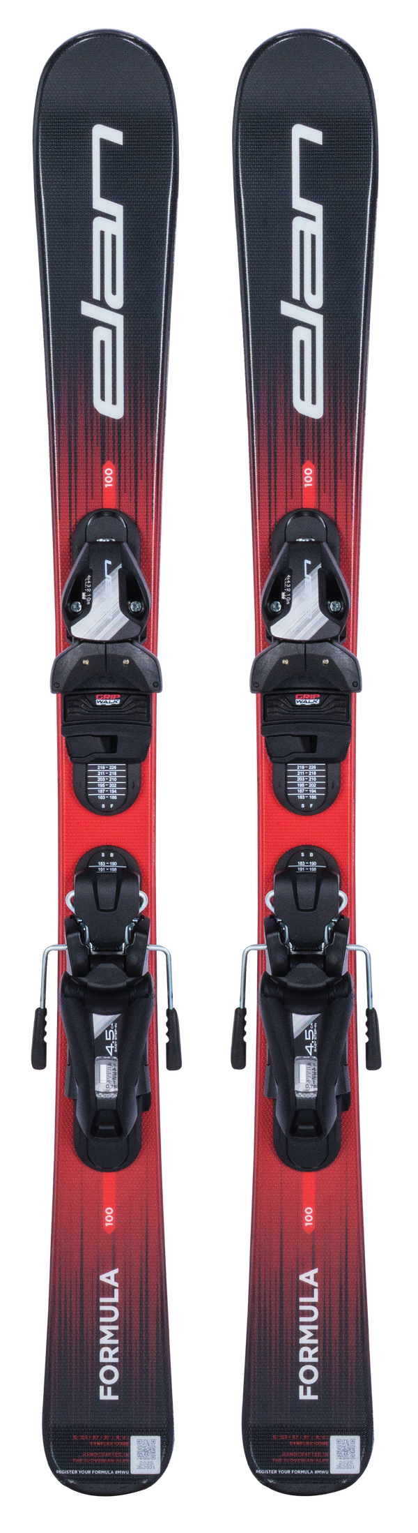 Elan Formula Red Jr Skis w/EL 7.5 GW Bindings 2026