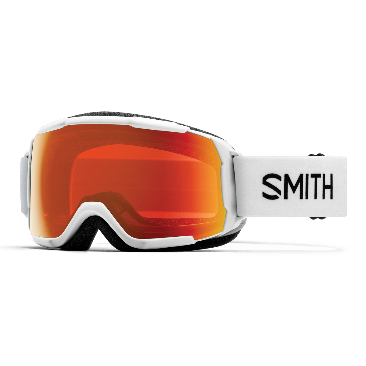 Smith Grom Snow Goggles 2027 - White | ChromaPop Everyday Red Mirror
