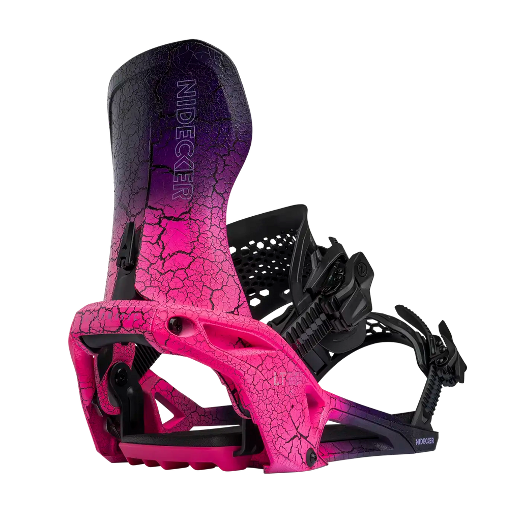 Nidecker LT Supermatic Snowboard Bindings 2026 - Magma