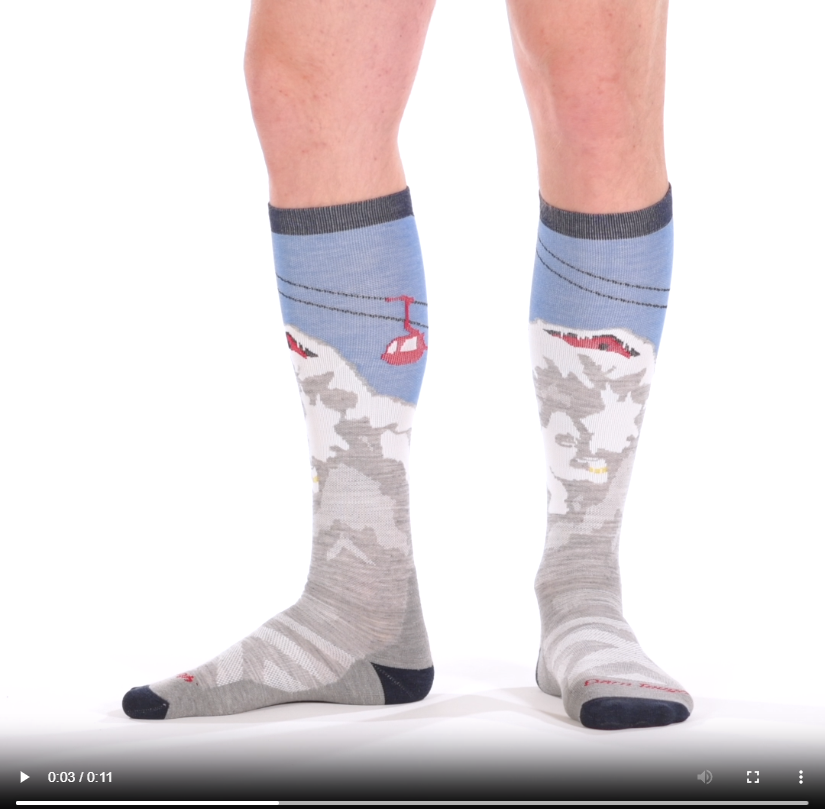 Darntough Heady Yeti Over-the-Calf Midweight Snow Socks 2027