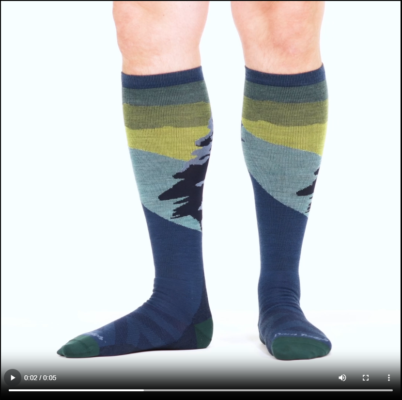 Darntough Solstice Over-the-Calf Lightweight Snow Socks 2027