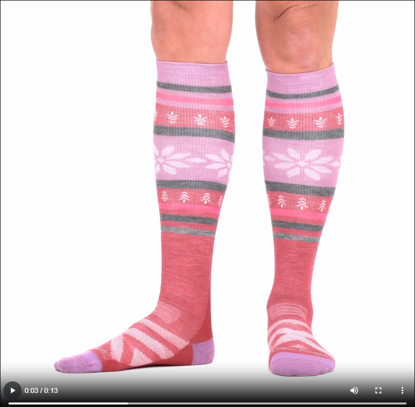 Darntough Women's Alpine Over-the-Calf Lightweight Snow Socks 2027