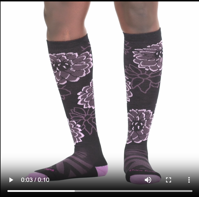 Darntough Dahlia Over-the-Calf Midweight Snow Socks 2027