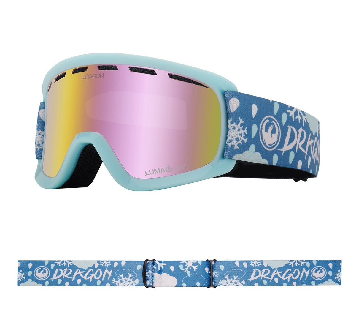 Dragon Lil D Goggle - Snow Dance/LL Pink Ion