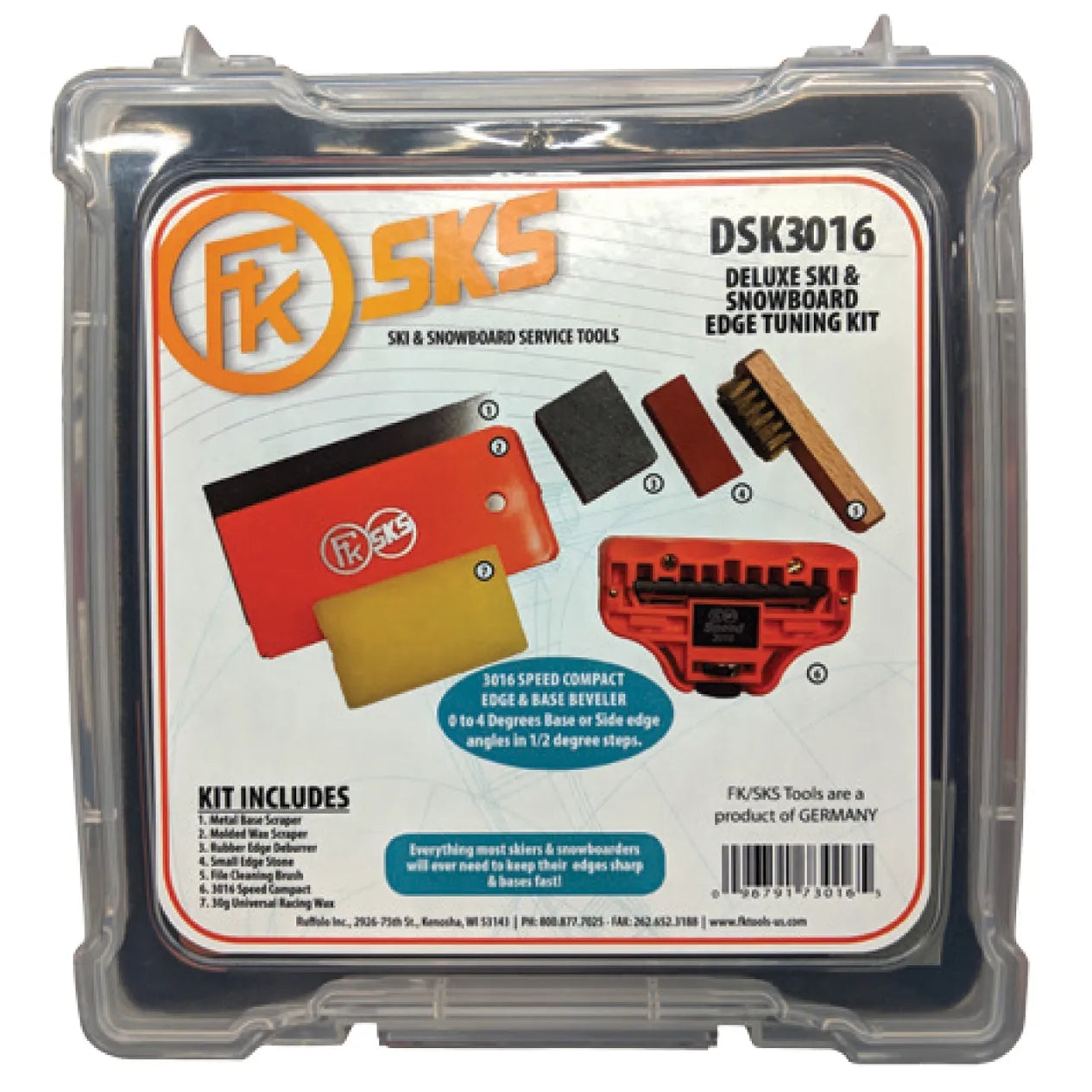 FK SKS DELUXE SKI & SNOWBOARD TUNING KIT – DSK3100