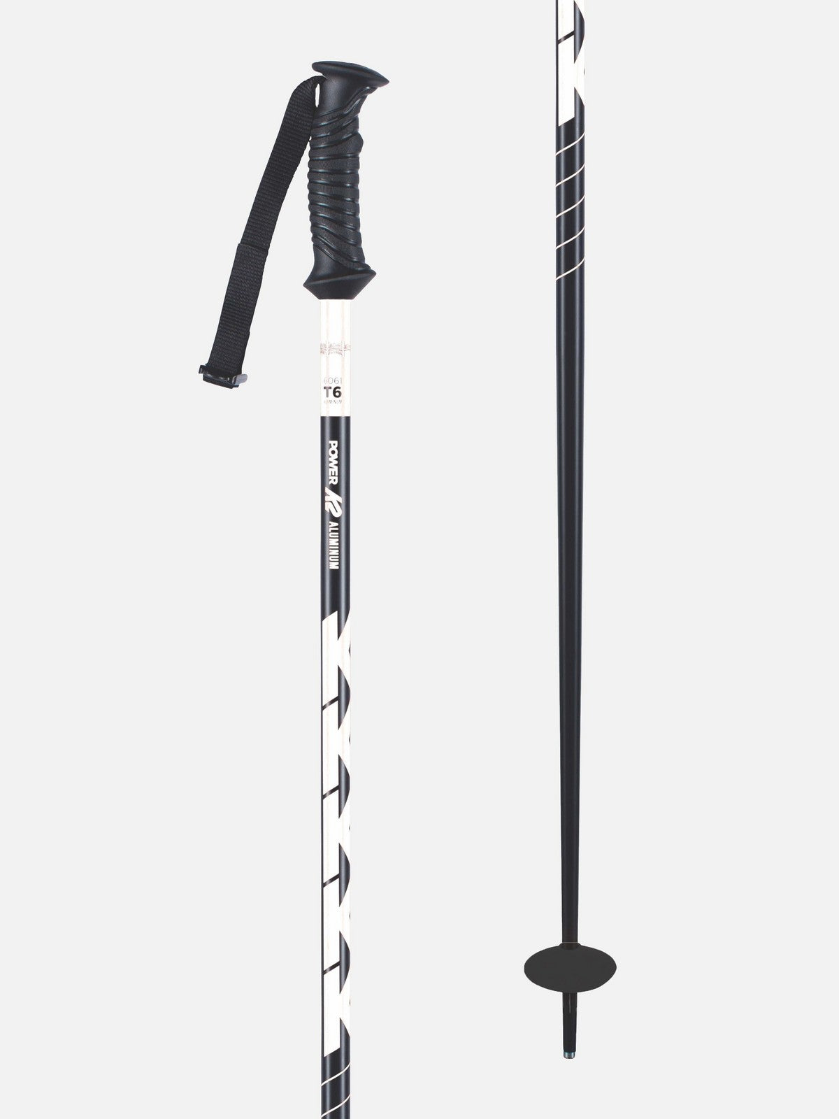 K2 Power Aluminum Ski Poles 2026 - Black