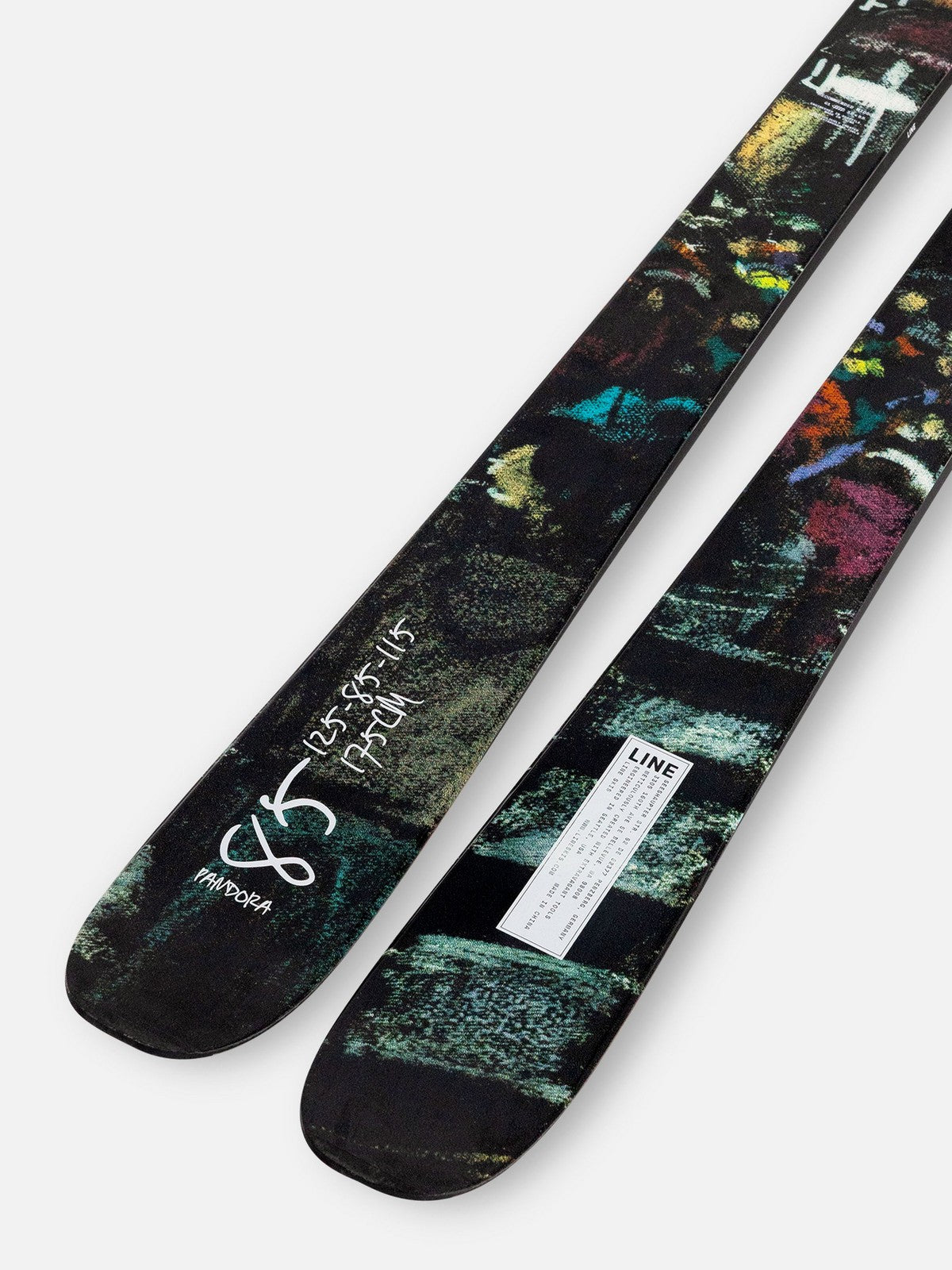 Line Pandora 85 Skis w/Squire 10 Quikclik Bindings 2026