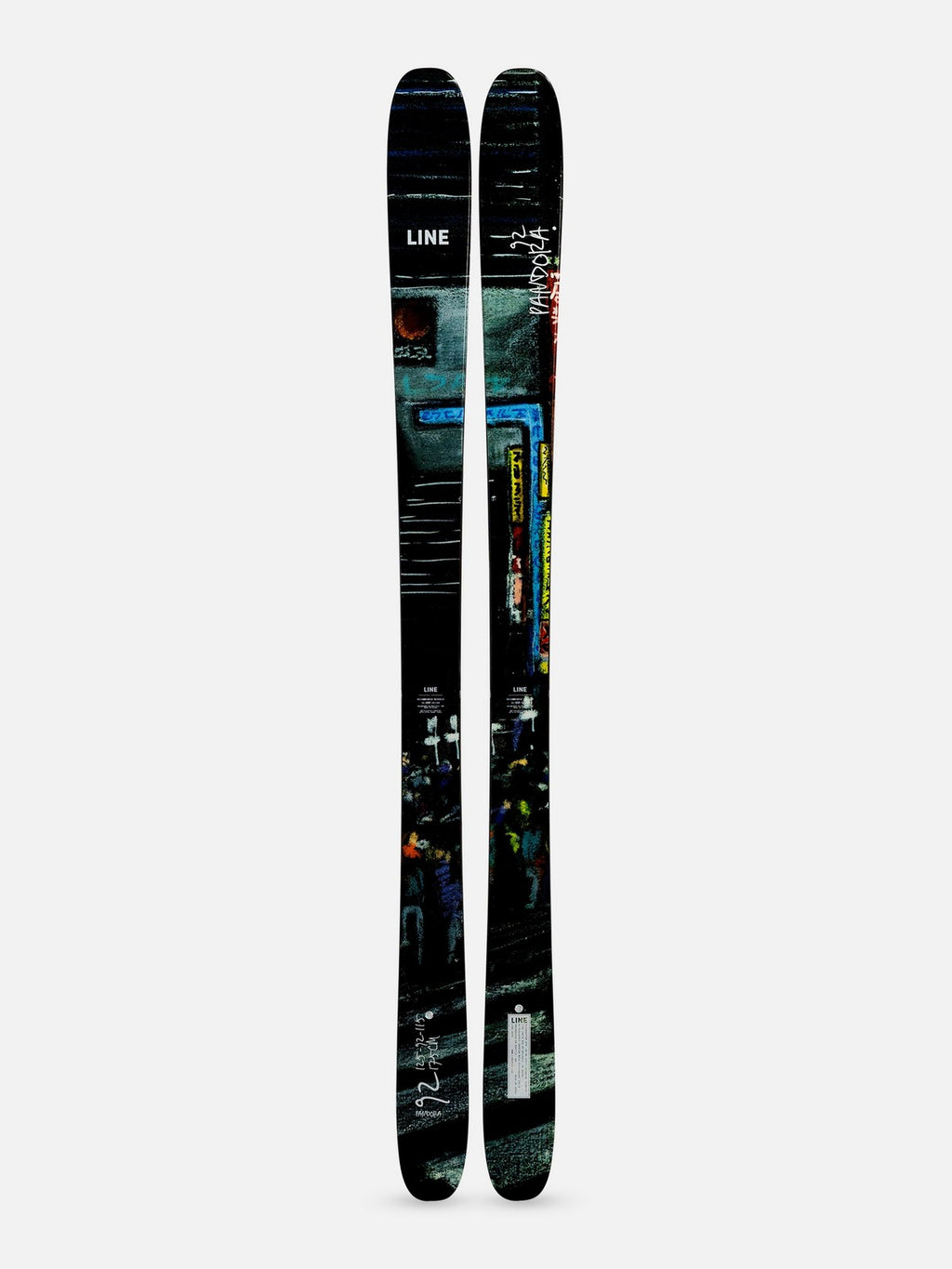 Line Pandora 92 Skis w/Squire 10 Quikclik Bindings 2026