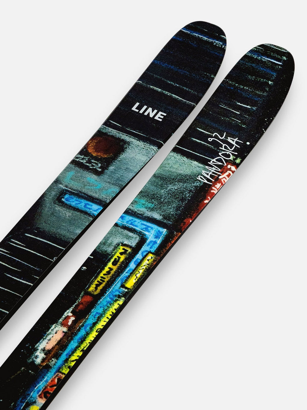 Line Pandora 92 Skis w/Squire 10 Quikclik Bindings 2026