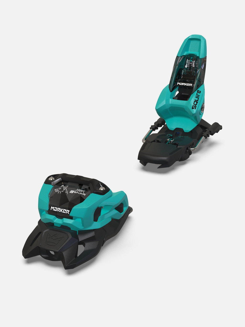 Marker Squire 11 GW Ski Bindings - Black/Teal