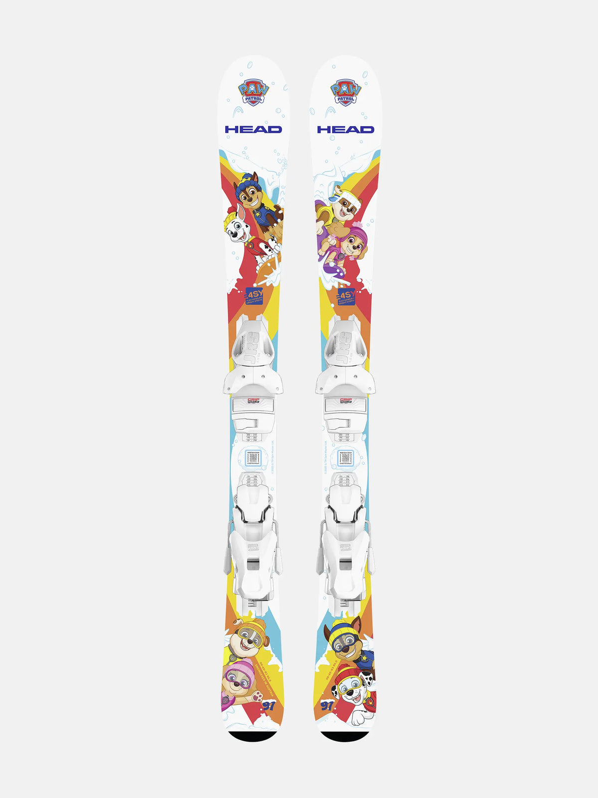 Head Paw Patrol JRS Junior Skis w/ JRS 4.5 GW CA Bindings 2027