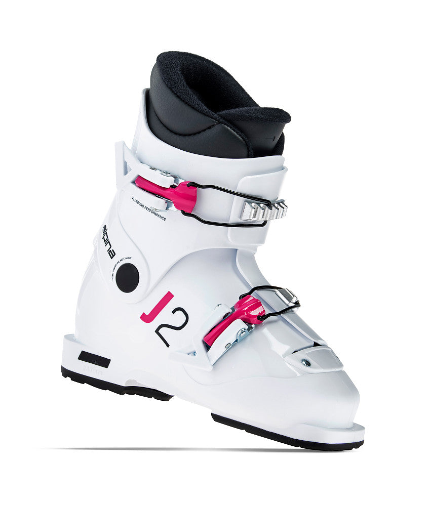 Alpina J2 White Jr Ski Boots 2026