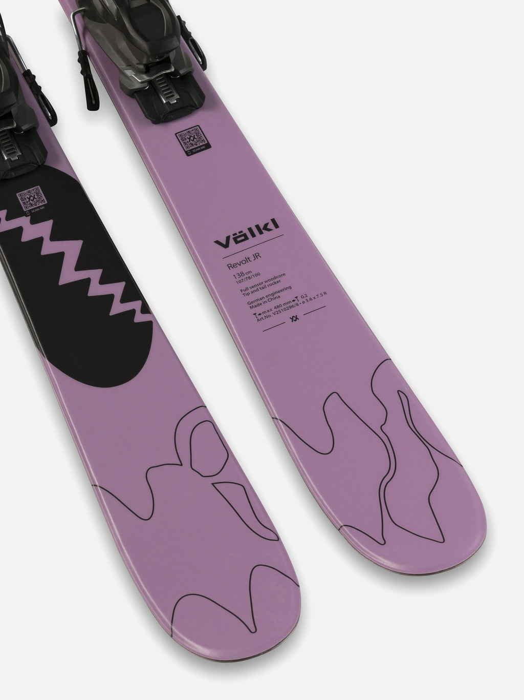 Volkl Revolt Jr Urban Skis w/7.0 Vmotion Bindings 2026