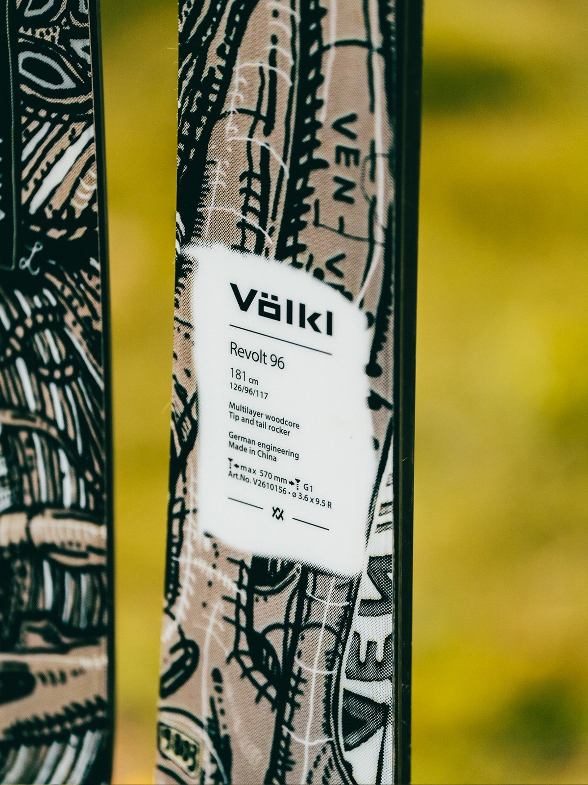 Volkl Revolt 96 Skis 2025