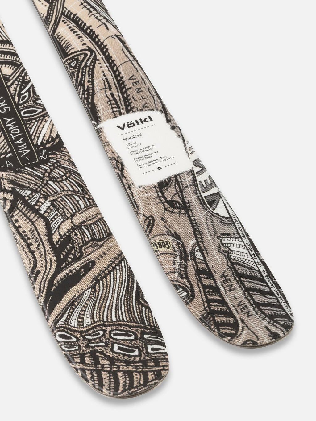 Volkl Revolt 96 Skis 2025