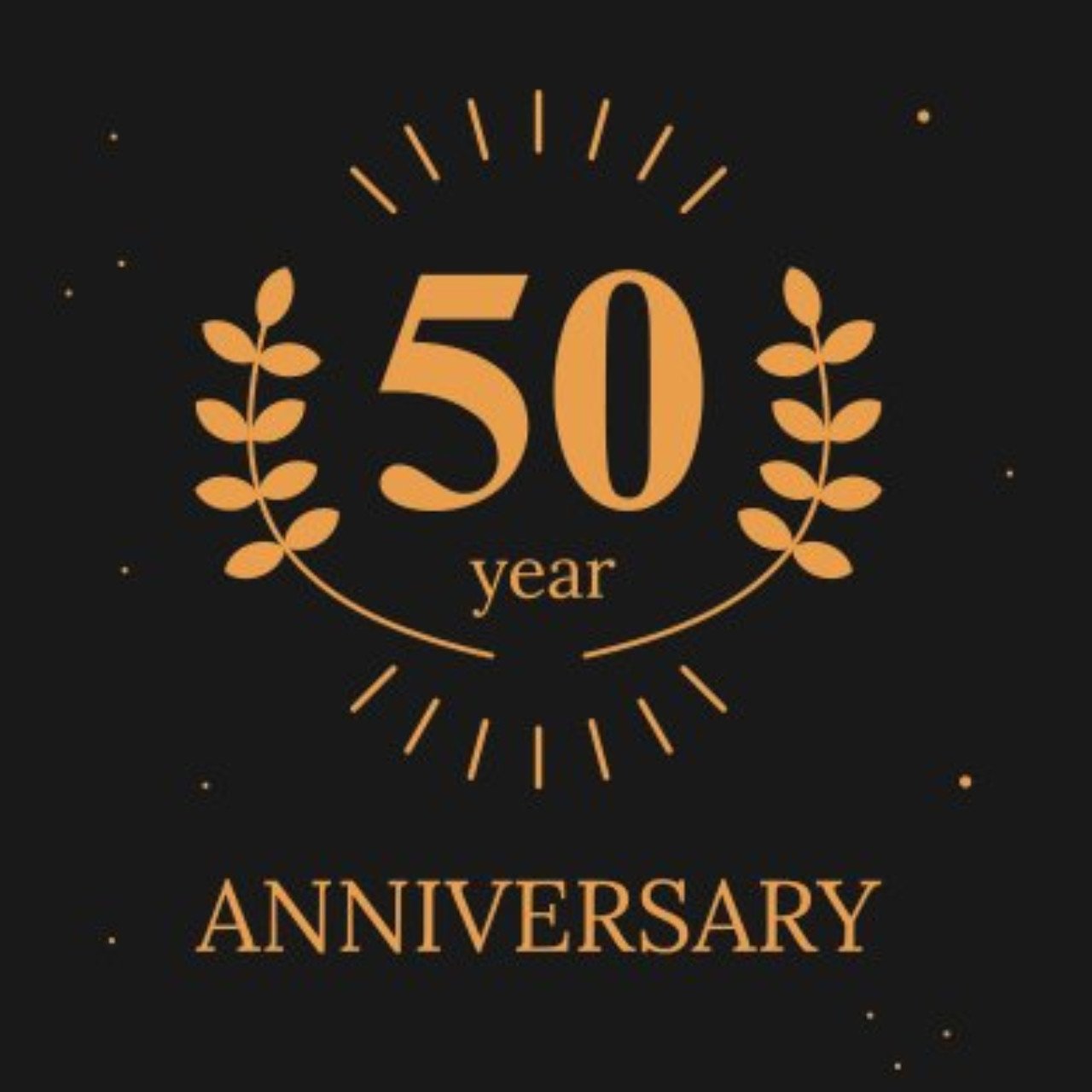 50 year anniversary badge marking over 50 years of the Ski & Sport Shack in business